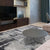 Handcrafted Luxury Silver and Charcoal Area Rug